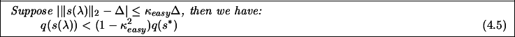 \begin{figure}
\centering\fbox{\hspace{0.2cm}\parbox[t][2.2cm][b]{15.7cm}{
{...
...)< (1-\kappa_{easy}^2)
q(s^*)\end{equation}
} }\vspace{-0.1cm}
\end{figure}